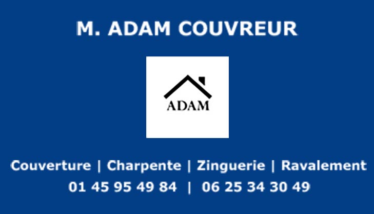 M. Adam couvreur 91 - Logo